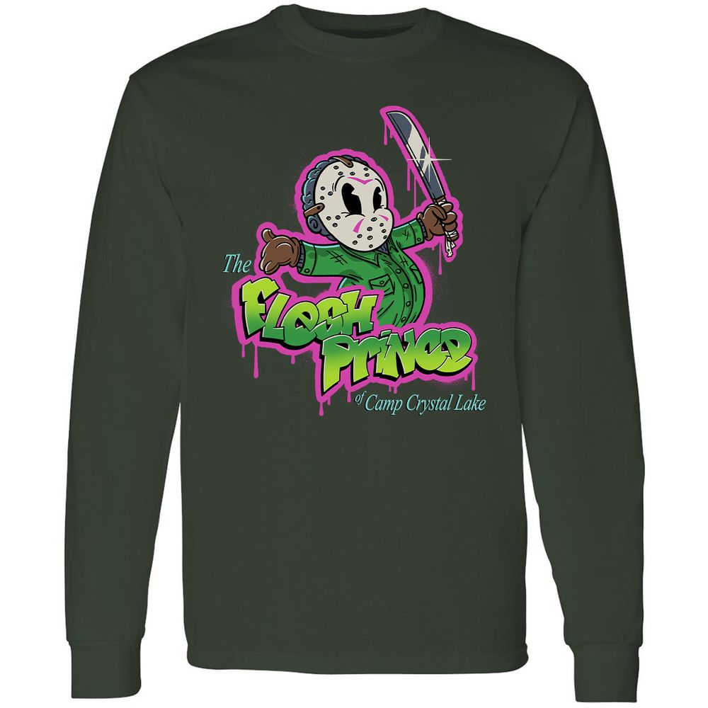 Long Sleeve T-Shirt - QEXSUNZG - Forest Green - 4