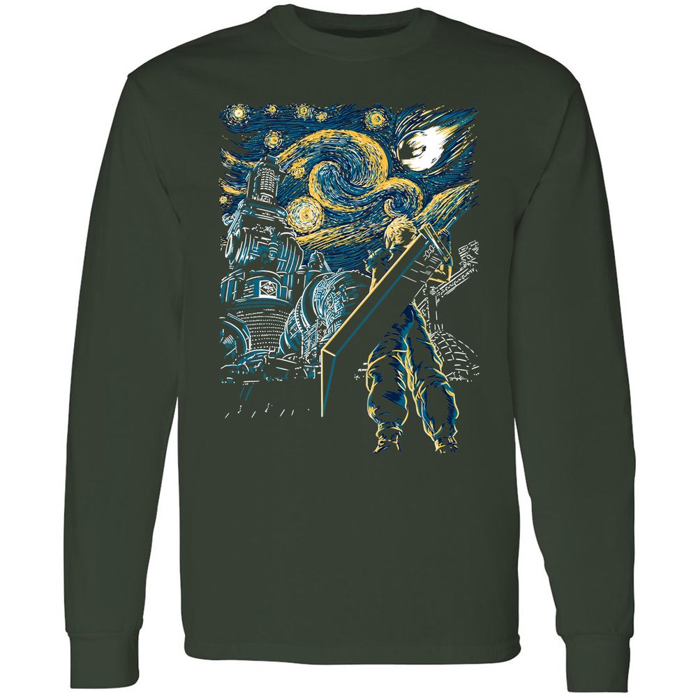 Long Sleeve T-Shirt - QUKV4Z51 - Forest Green - 4