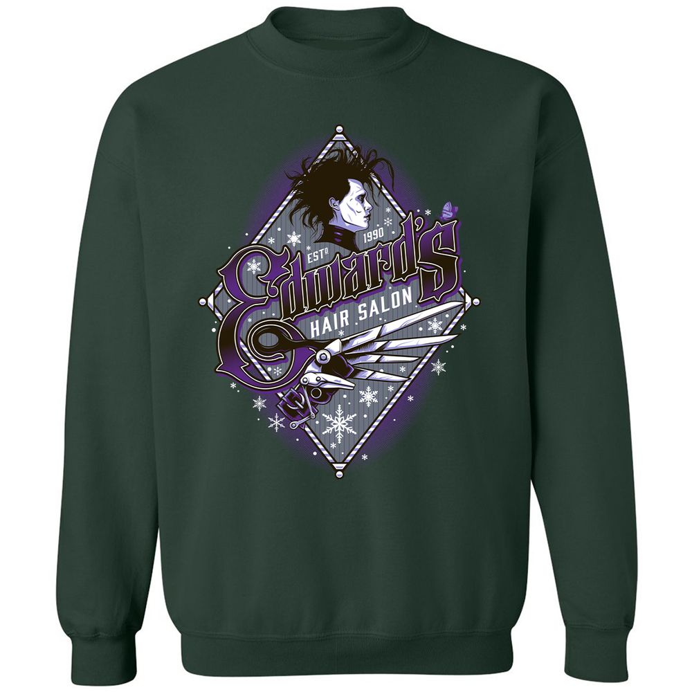Classic Unisex Sweatshirt - BGWZ82JS - Forest Green - 4