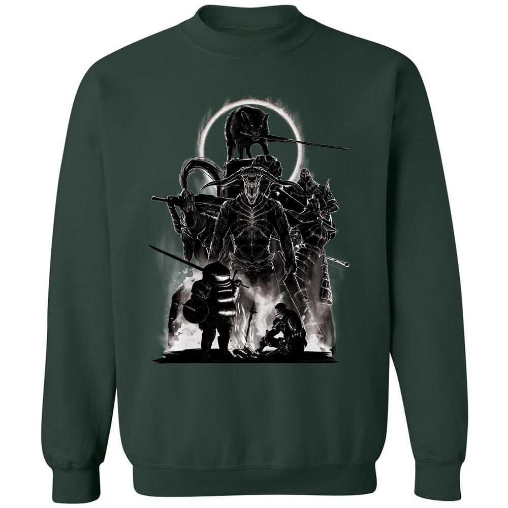 Classic Unisex Sweatshirt - GKVZTX24 - Forest Green - 4