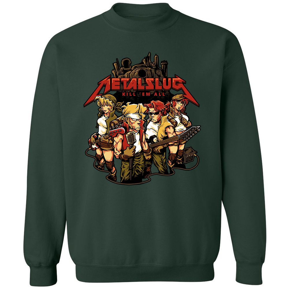 Classic Unisex Sweatshirt - 8U8L77XV - Forest Green - 4