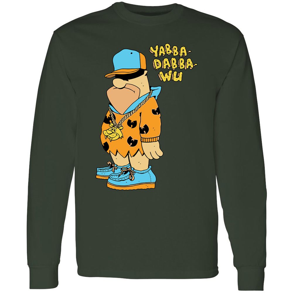 Long Sleeve T-Shirt - QXT4Z51Q - Forest Green - 4