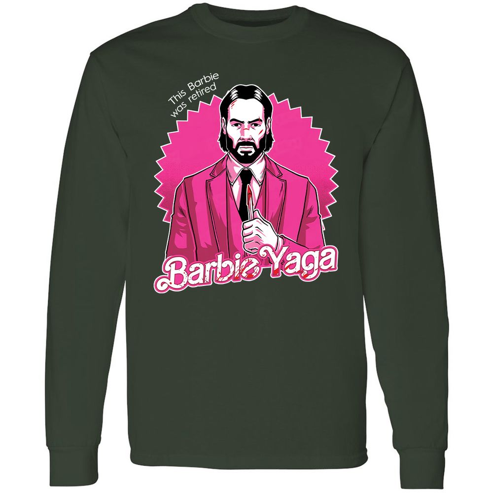 Long Sleeve T-Shirt - 7D5ESMQN - Forest Green - 4