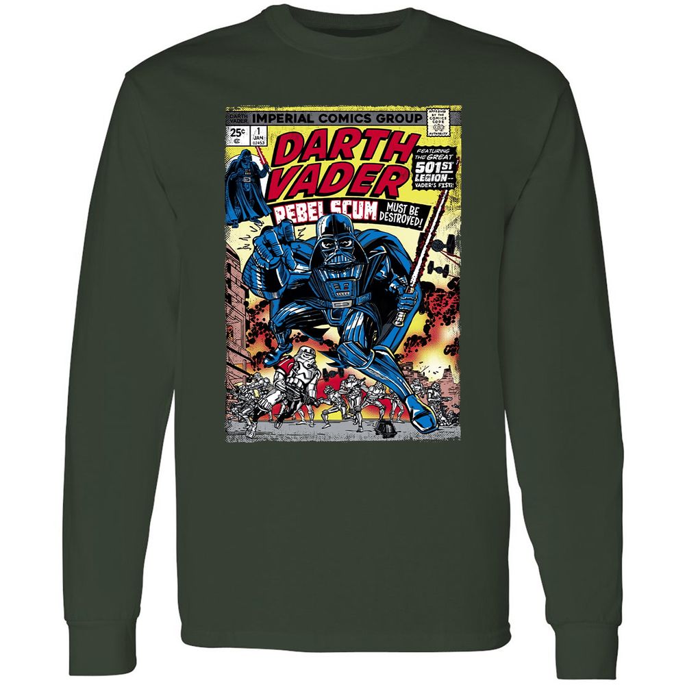 Long Sleeve T-Shirt - YBEEUHWB - Forest Green - 4