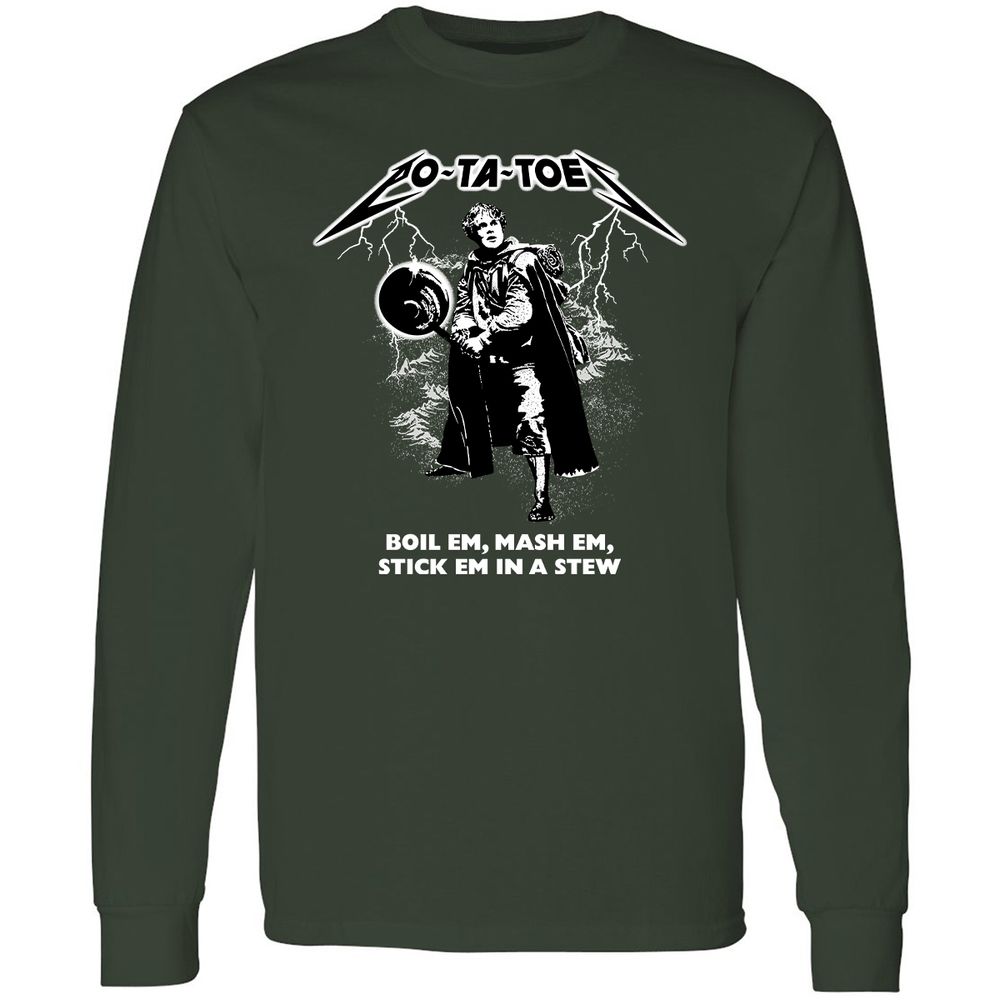Long Sleeve T-Shirt - JV6QMX6Z - Forest Green - 4