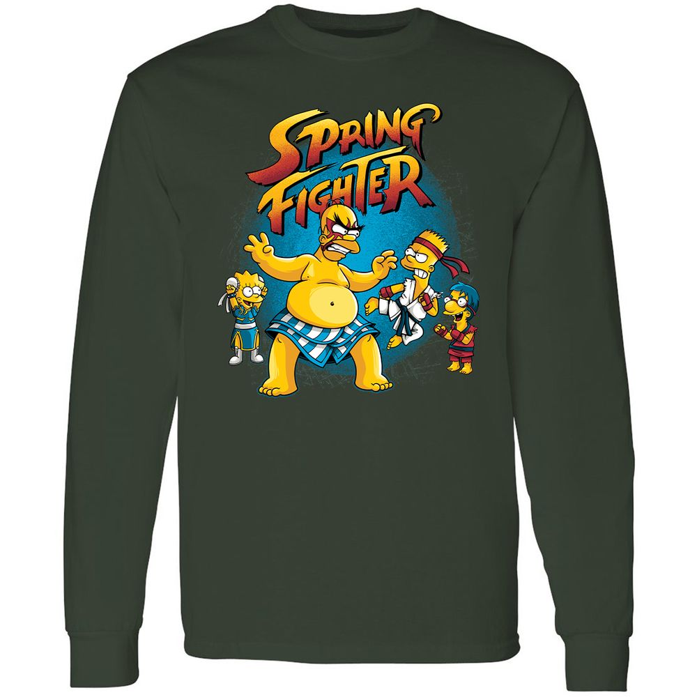 Long Sleeve T-Shirt - LXHBHMV4 - Forest Green - 4