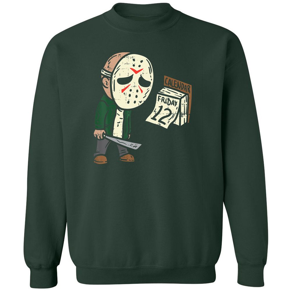 Classic Unisex Sweatshirt - D6MFRFKZ - Forest Green - 4