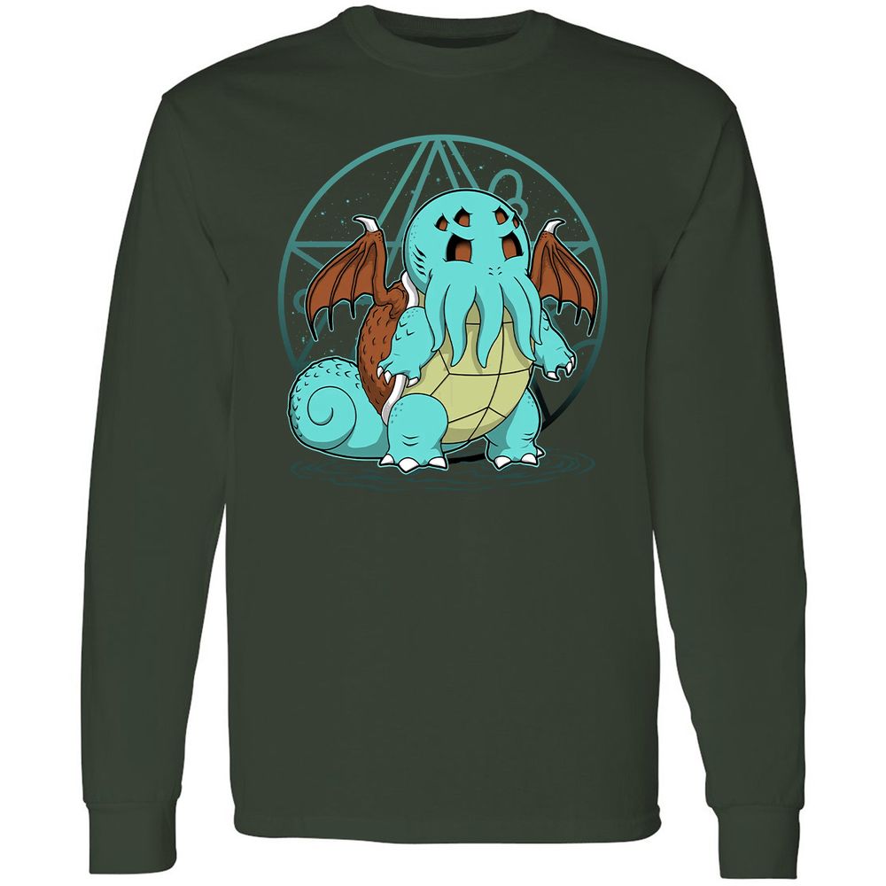 Long Sleeve T-Shirt - J8QZZFA5 - Forest Green - 4