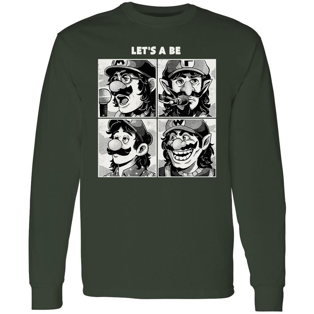 Long Sleeve T-Shirt - 6FPQF9XJ - Forest Green - 4