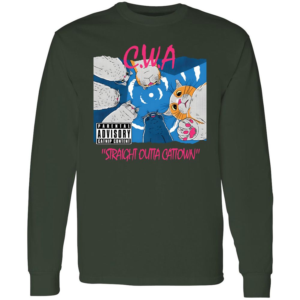 Long Sleeve T-Shirt - K7FUBXG5 - Forest Green - 4