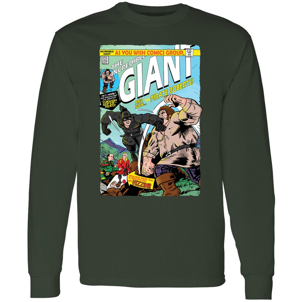 Long Sleeve T-Shirt - QE1HS8VP - Forest Green - 4