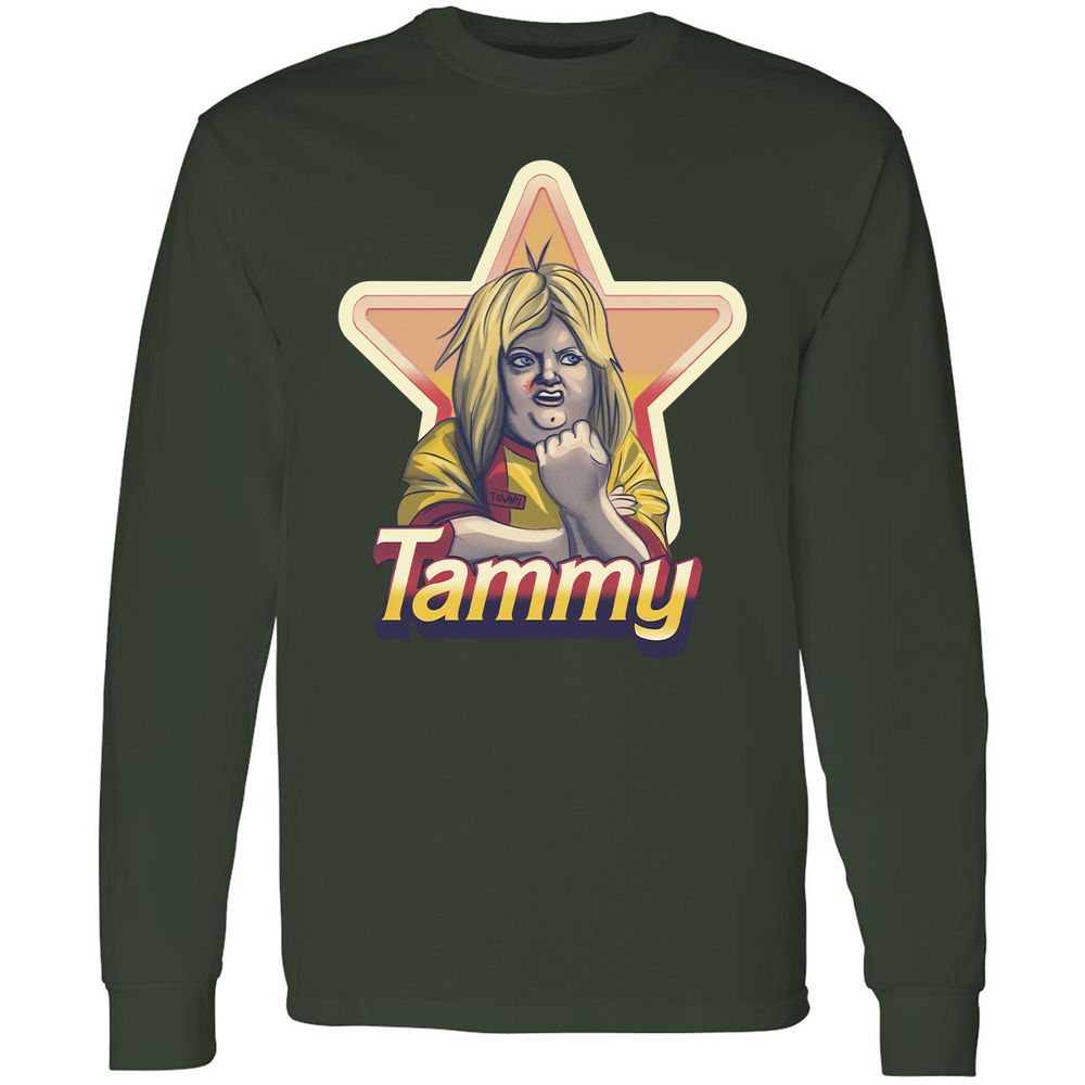 Long Sleeve T-Shirt - 7DLU21CN - Forest Green - 4