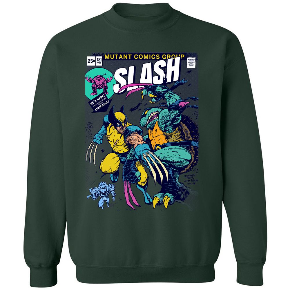 Classic Unisex Sweatshirt - 2NJVUUP1 - Forest Green - 4