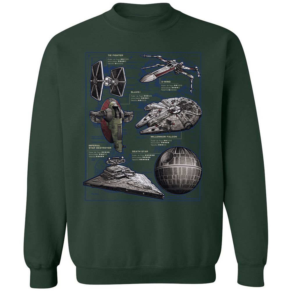 Classic Unisex Sweatshirt - PAE2F5H2 - Forest Green - 4