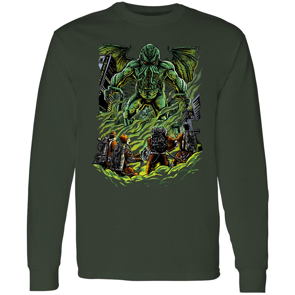 Long Sleeve T-Shirt - 3ZYH8JG3 - Forest Green - 4