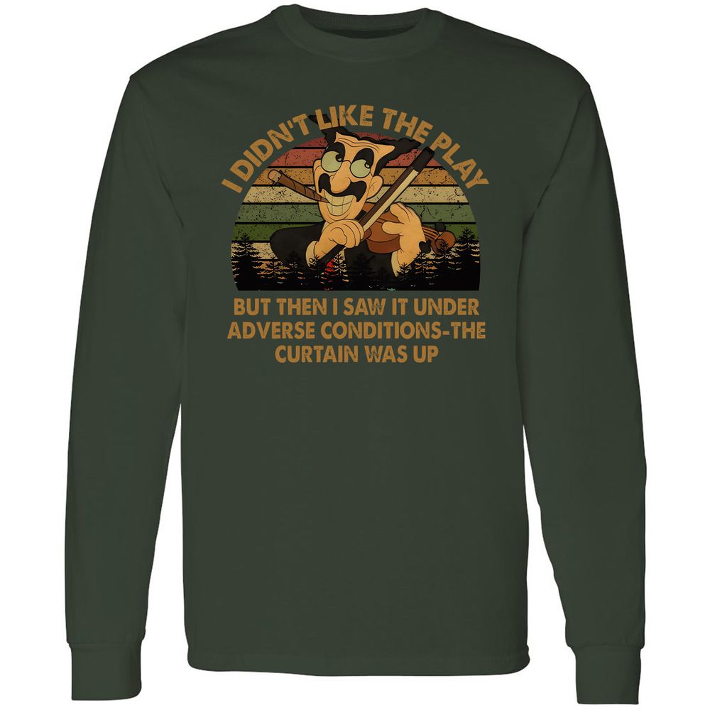 Long Sleeve T-Shirt - F935ZJ2Z - Forest Green - 4