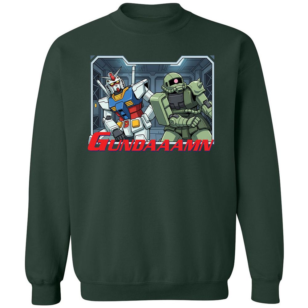 Classic Unisex Sweatshirt - 41AFFCH1 - Forest Green - 4
