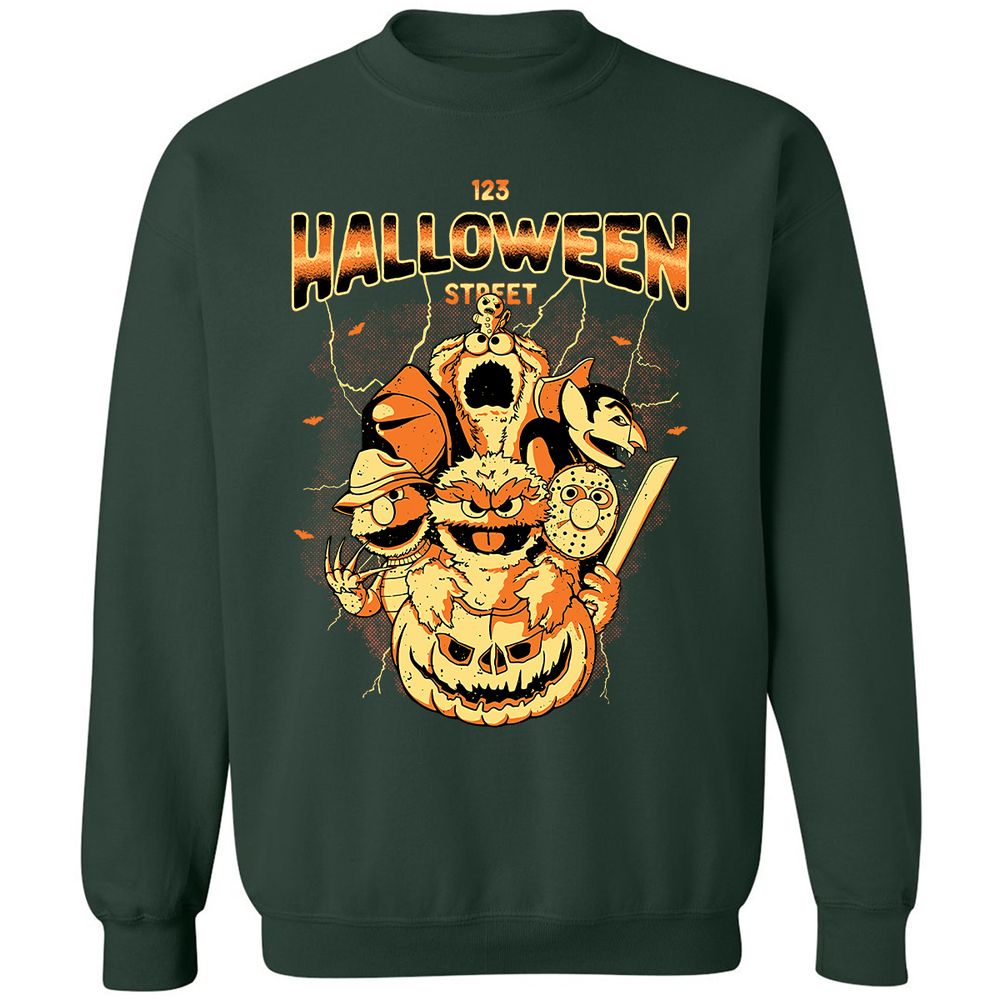 Classic Unisex Sweatshirt - L9T58XSB - Forest Green - 4