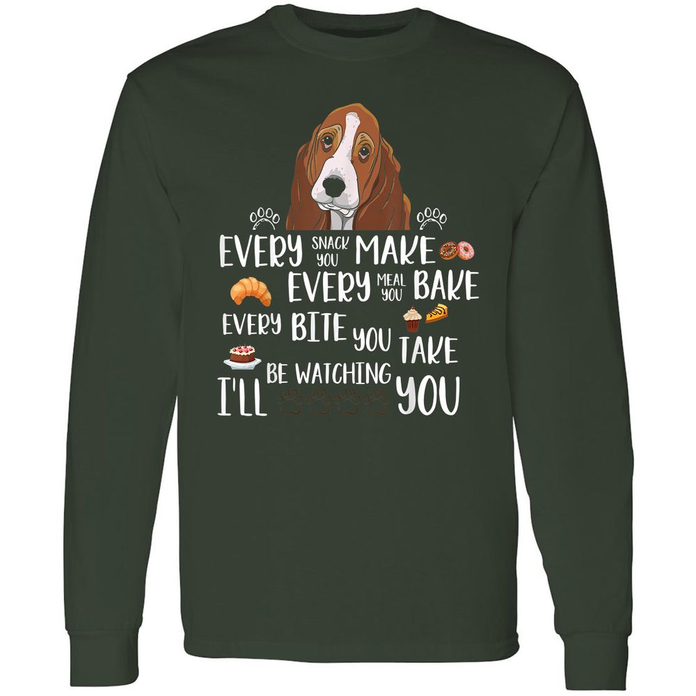 Long Sleeve T-Shirt - 6QU2GD4M - Forest Green - 4
