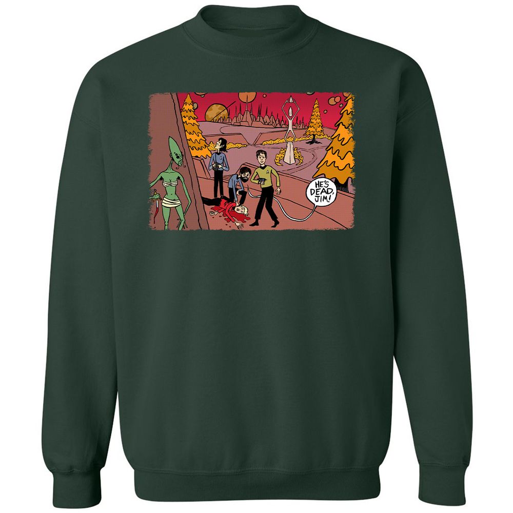 Classic Unisex Sweatshirt - 1XHBAAFB - Forest Green - 4