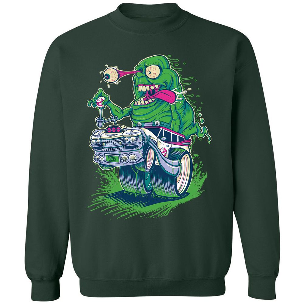 Classic Unisex Sweatshirt - 1W9BYUCW - Forest Green - 4