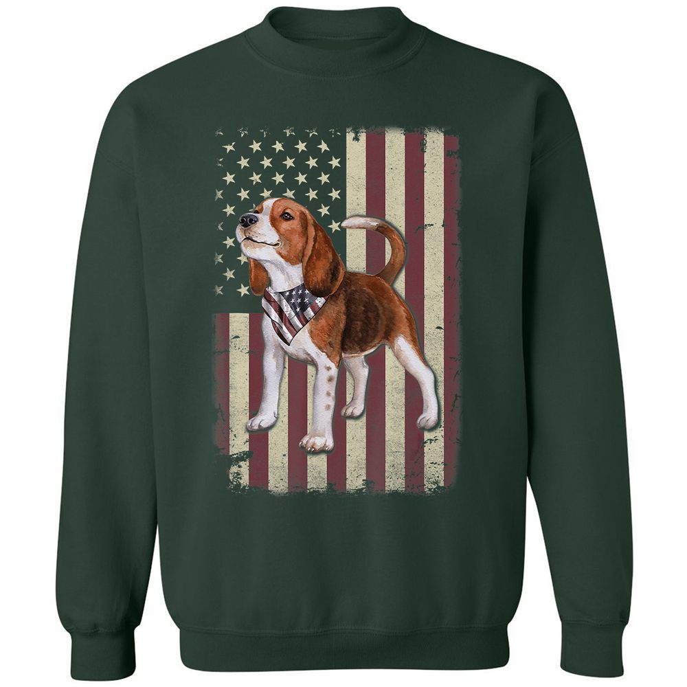 Classic Unisex Sweatshirt - QFSRDQUA - Forest Green - 4