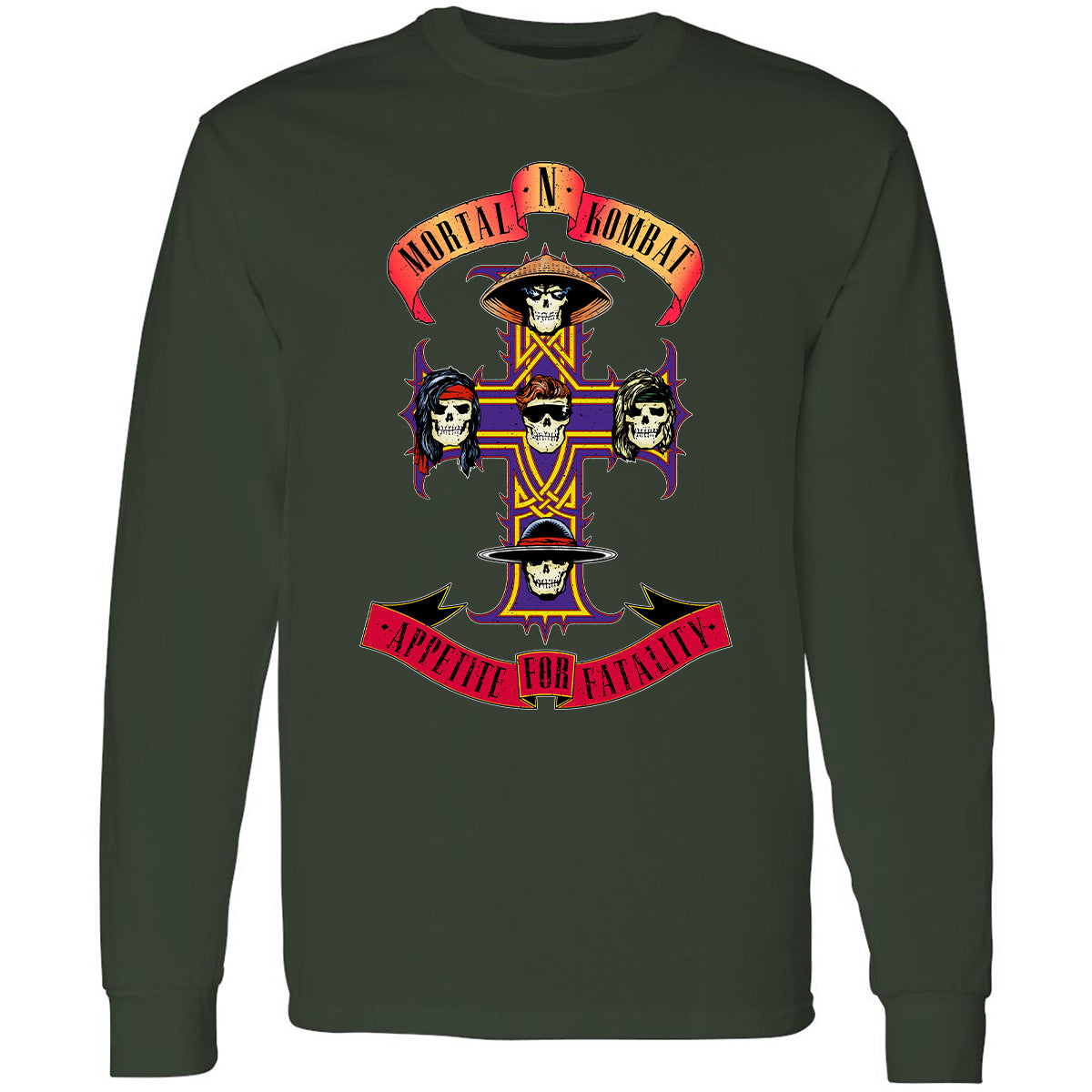 Long Sleeve T-Shirt - 7EY6KMSV - Forest Green - 4