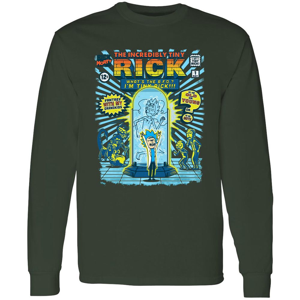 Long Sleeve T-Shirt - M8R3LZYT - Forest Green - 4
