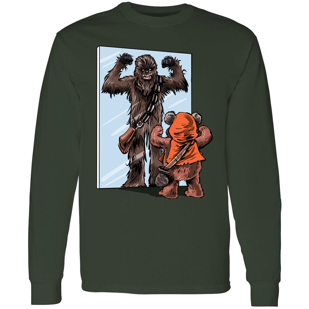 Long Sleeve T-Shirt - JKNT73CW - Forest Green - 4