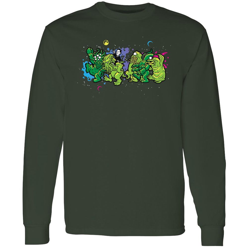 Long Sleeve T-Shirt - A6VXN9G8 - Forest Green - 4