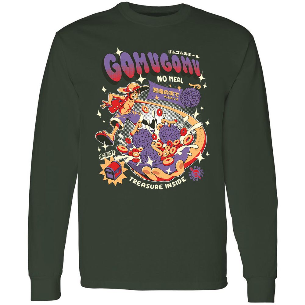 Long Sleeve T-Shirt - J4Z458XB - Forest Green - 4