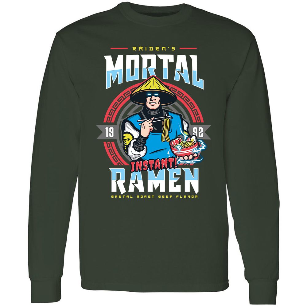 Long Sleeve T-Shirt - QPQF5W2G - Forest Green - 4