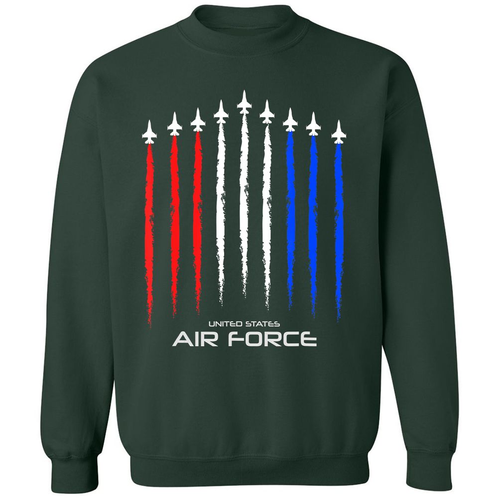 Classic Unisex Sweatshirt - M3B9JQHZ - Forest Green - 4