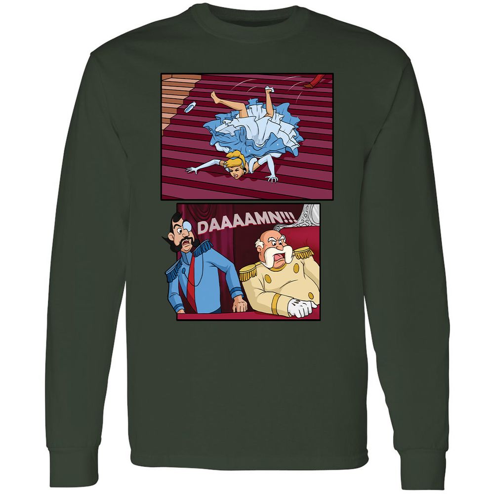 Long Sleeve T-Shirt - ZQMUW51U - Forest Green - 4