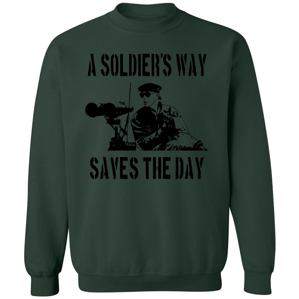 Classic Unisex Sweatshirt - 8KCJ3TSV - Forest Green - 4