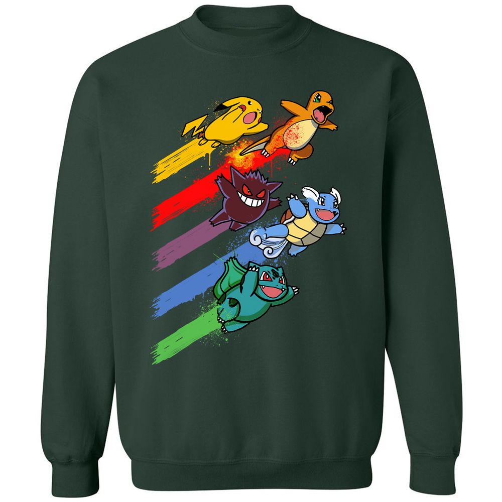 Classic Unisex Sweatshirt - 924715SQ - Forest Green - 4