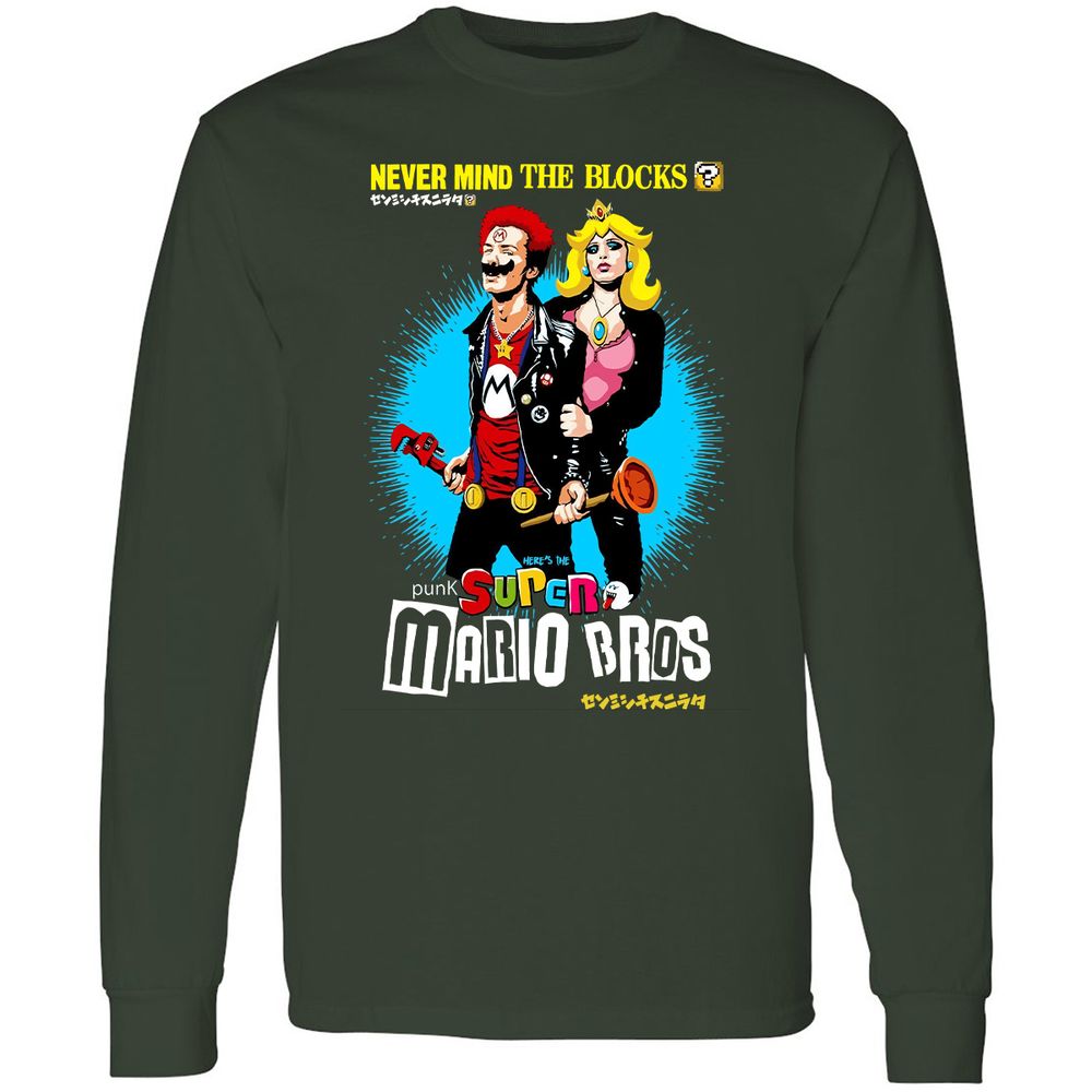 Long Sleeve T-Shirt - 76XP7YVG - Forest Green - 4