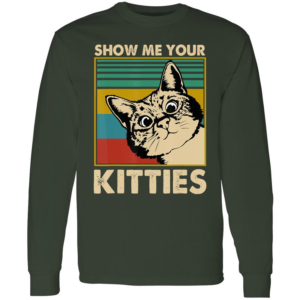 Long Sleeve T-Shirt - GM73LXJV - Forest Green - 4