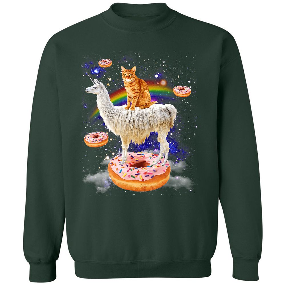 Classic Unisex Sweatshirt - 3NYTPBCY - Forest Green - 4