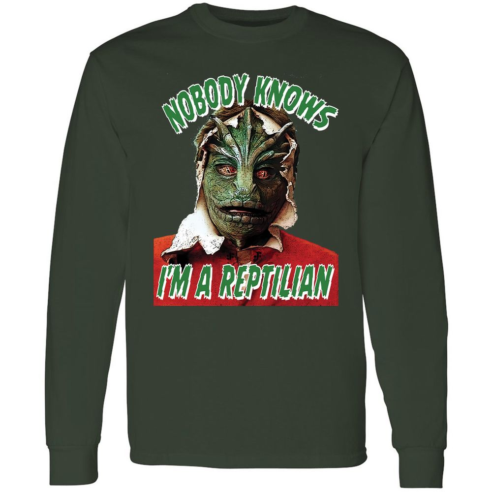 Long Sleeve T-Shirt - A9QNU94P - Forest Green - 4