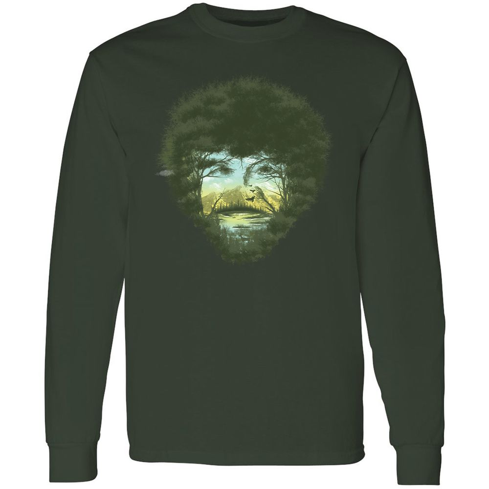 Long Sleeve T-Shirt - HVU22V1S - Forest Green - 4