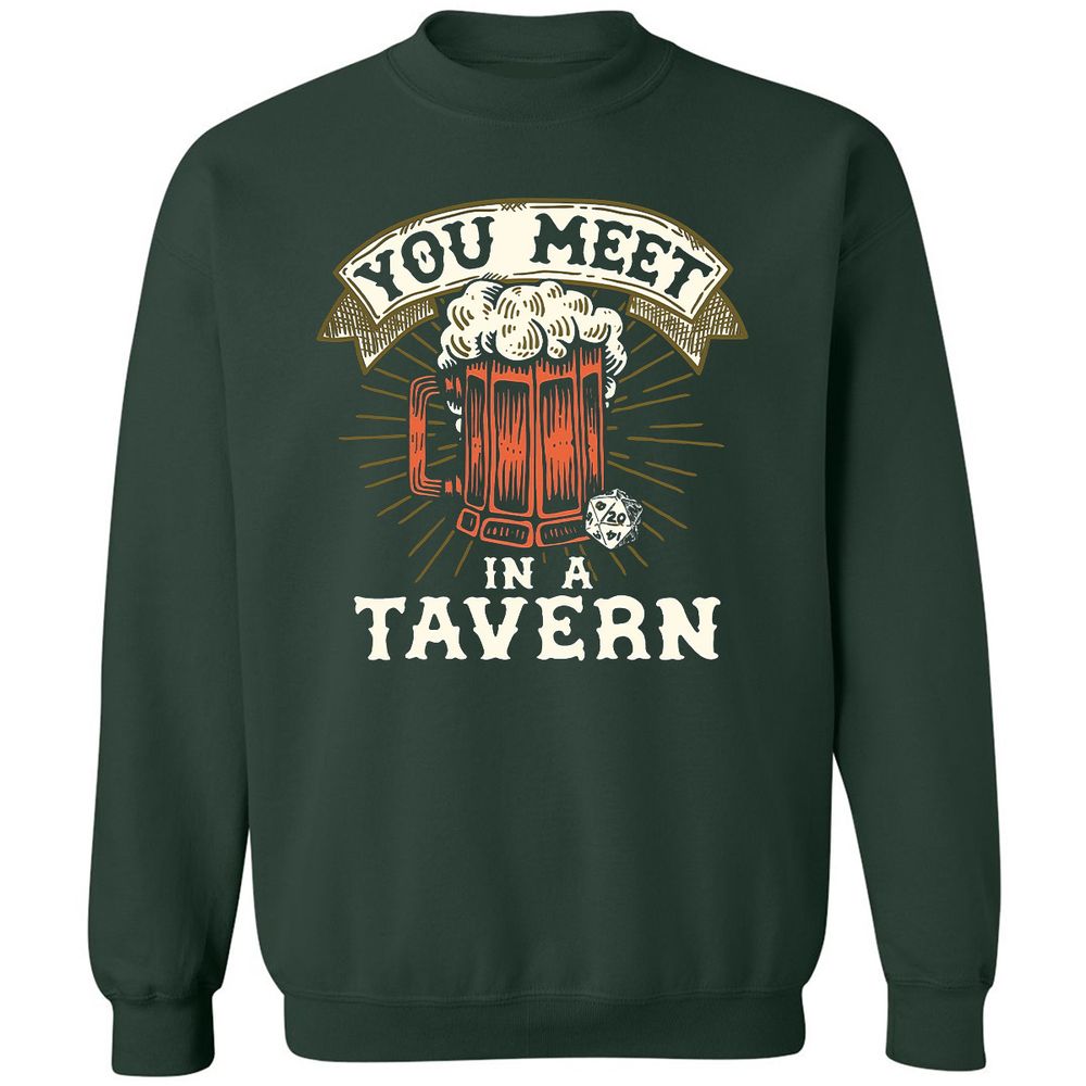 Classic Unisex Sweatshirt - L7HUC8AH - Forest Green - 4