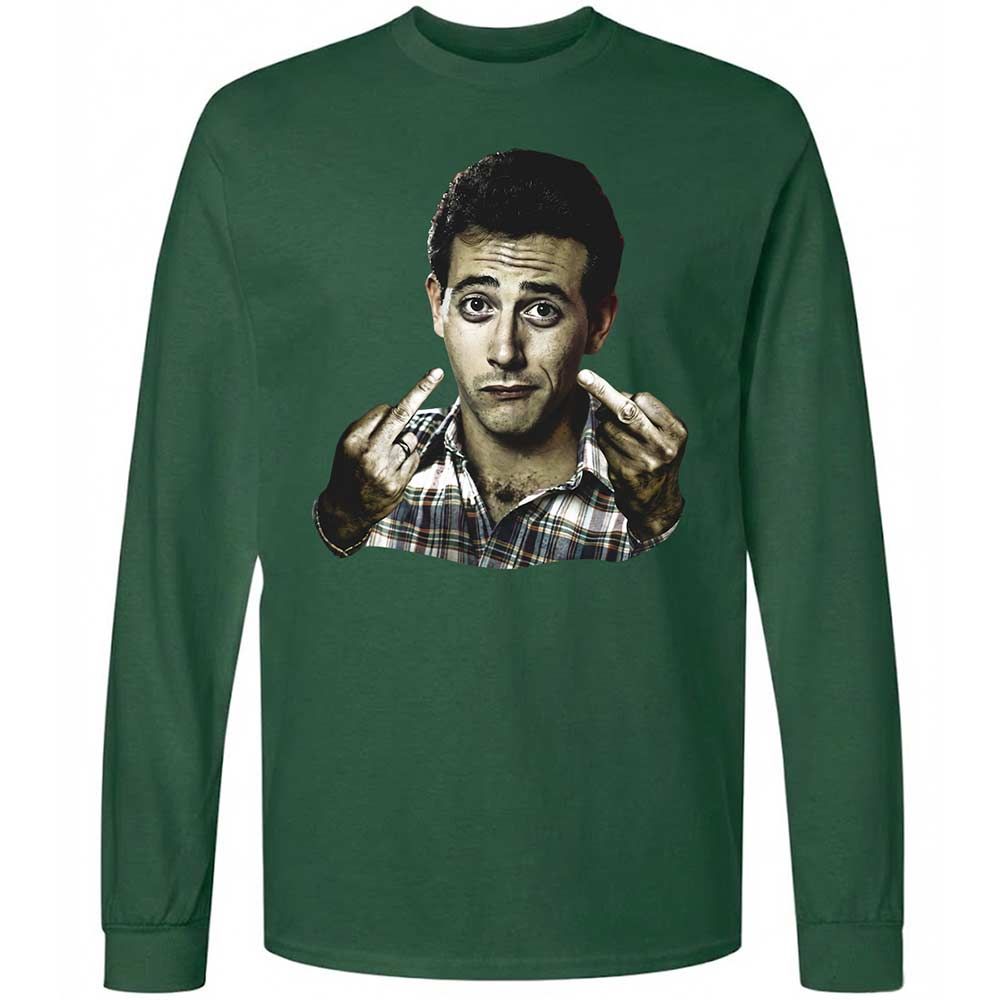 Long Sleeve T-Shirt - ZQ6MR34J - Forest Green - 4