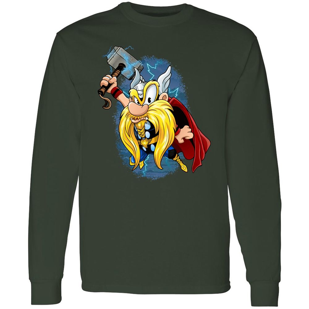 Long Sleeve T-Shirt - 8RT18GB1 - Forest Green - 4