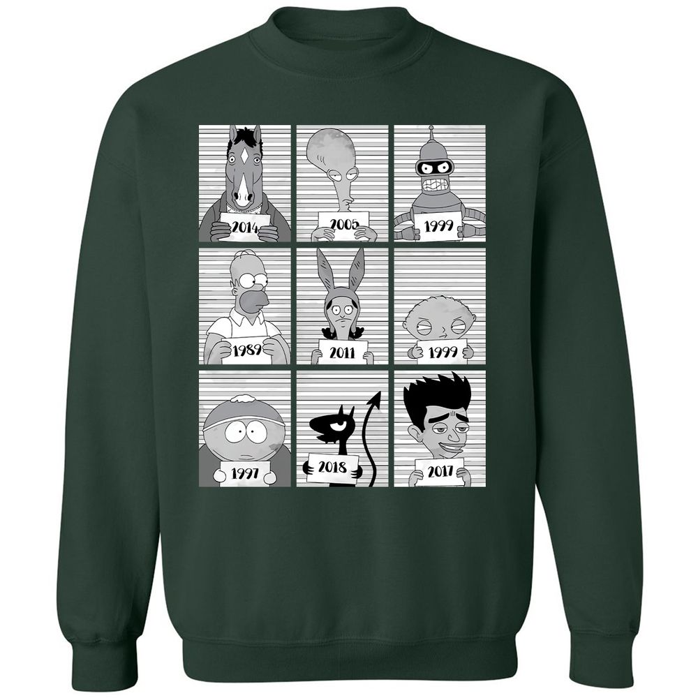 Classic Unisex Sweatshirt - 28HNJVZS - Forest Green - 4