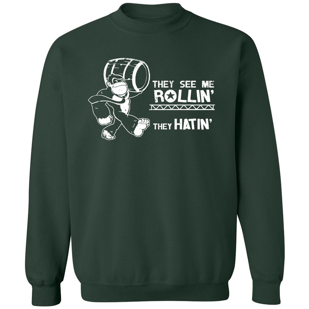 Classic Unisex Sweatshirt - NDL3TBHW - Forest Green - 4