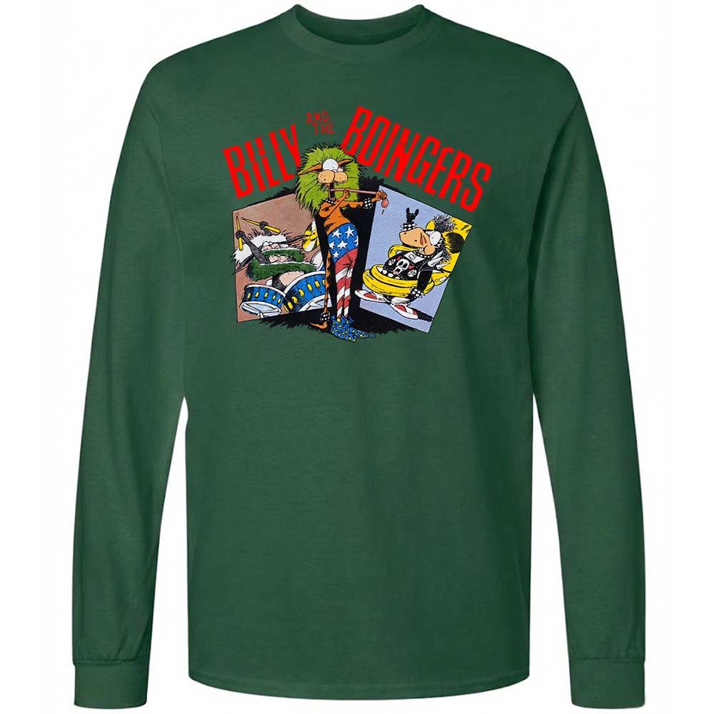 Long Sleeve T-Shirt - BY9T3K3G - Forest Green - 4