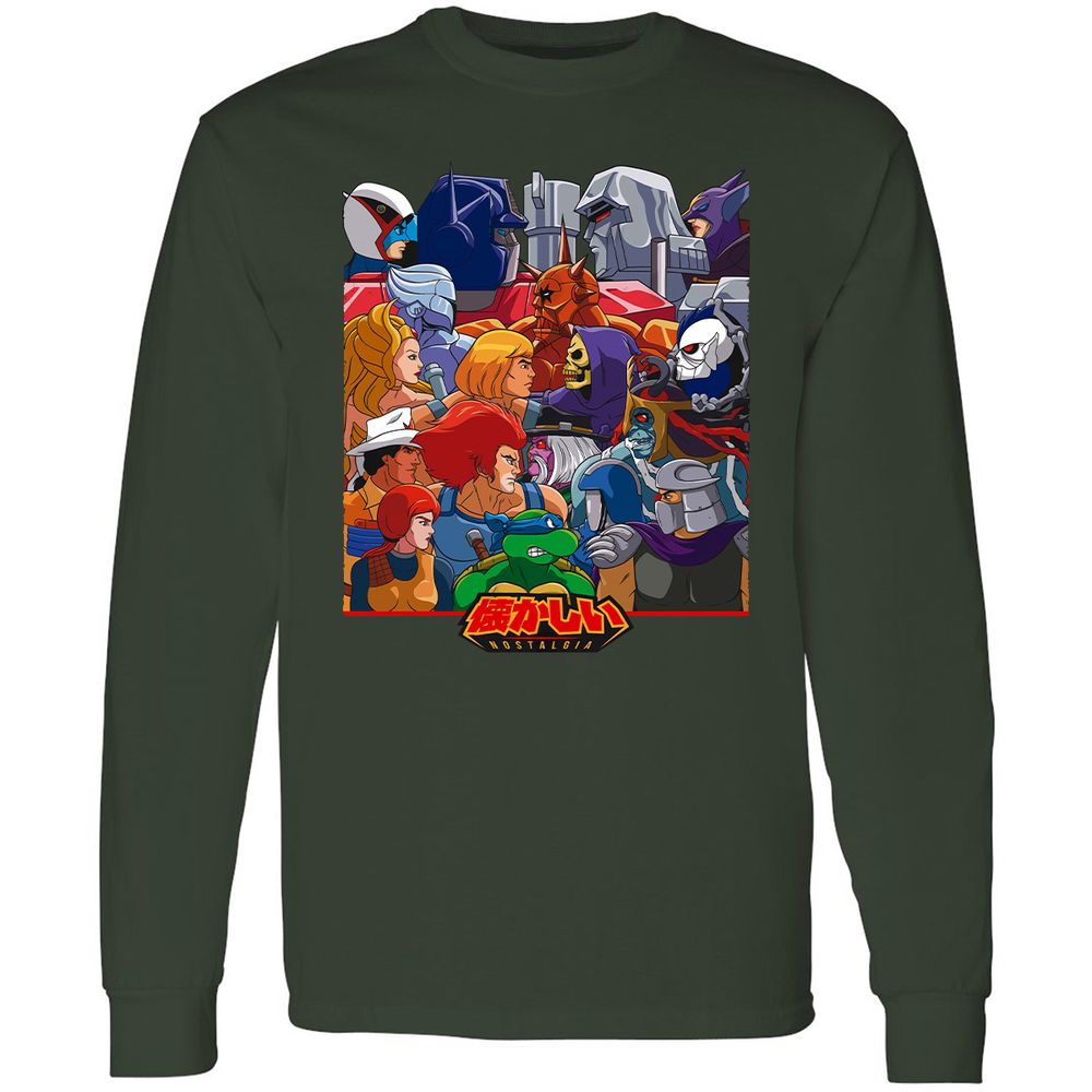 Long Sleeve T-Shirt - EFUW5U3X - Forest Green - 4