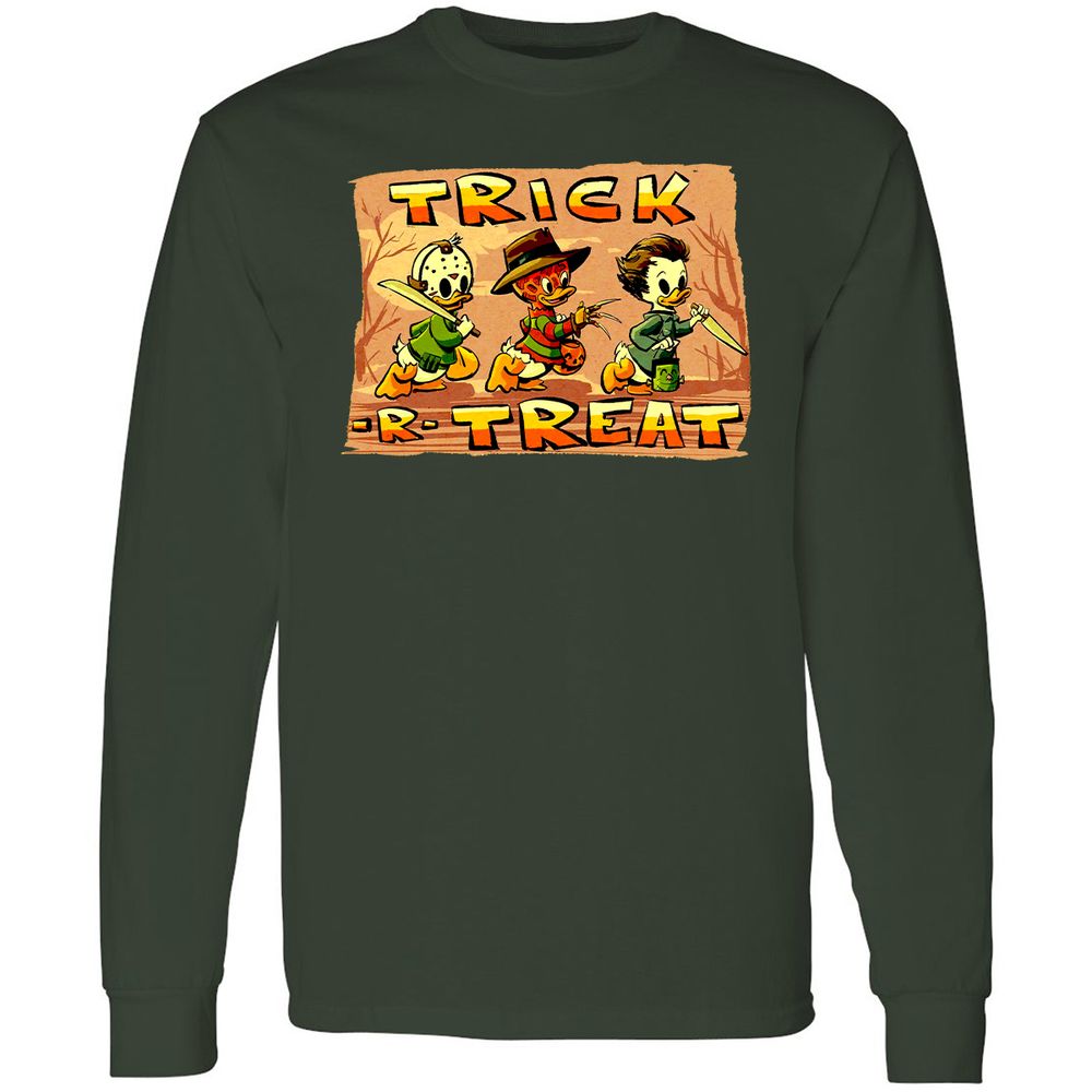 Long Sleeve T-Shirt - 72FLNZ6D - Forest Green - 4