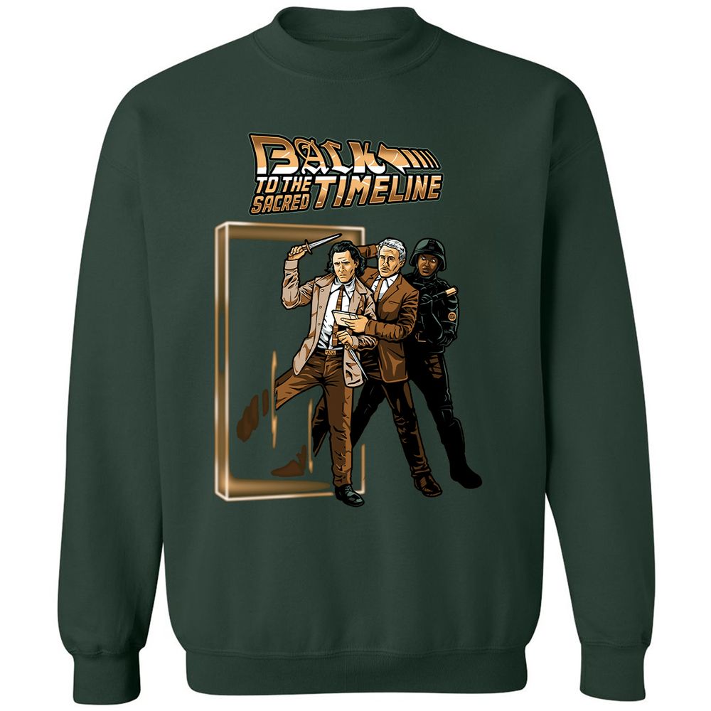 Classic Unisex Sweatshirt - A2FWMSSC - Forest Green - 4